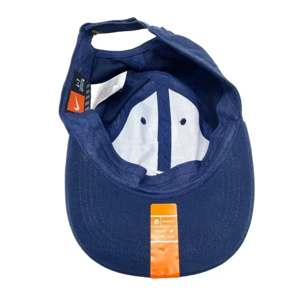 Nike Kids Navy Blue‎ Cap Embroidered Swoosh Logo Size 4-7 New -few light marks